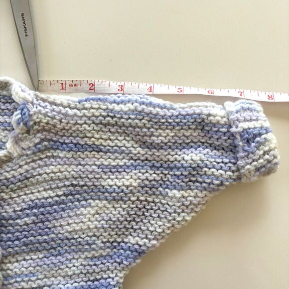 Handmade Knit Baby Sweater Cardigan Butterfly 0-3 mo - Picture 5 of 8